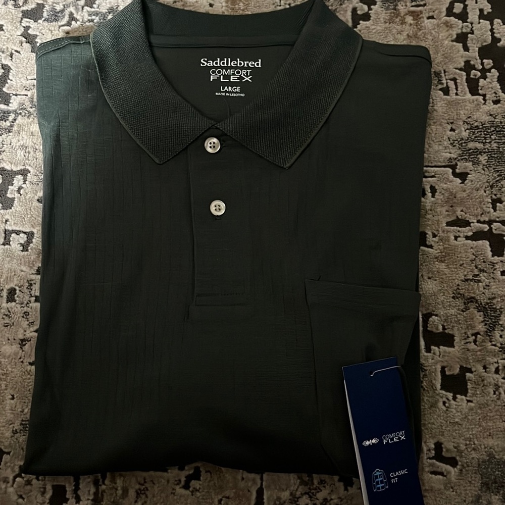 Saddlebred Comfort Flex Long Sleeve Shirt Size L